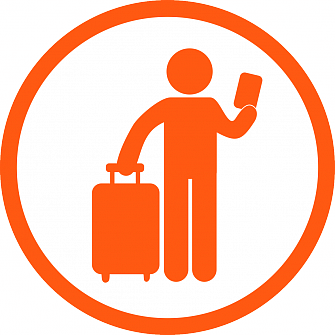 В путешествии, при перелетах